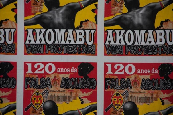 Akomabu - che la cultura non muoia mai - in protesta a 120 anni di falsa abolizione della schiavitù, nel giorno della coscienza negra