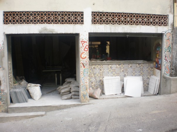 Garagem das Letras Rocinha - opere in corso