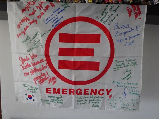 La bandiera di fine missione