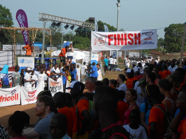 Di corsa, per liberarsi da ebola